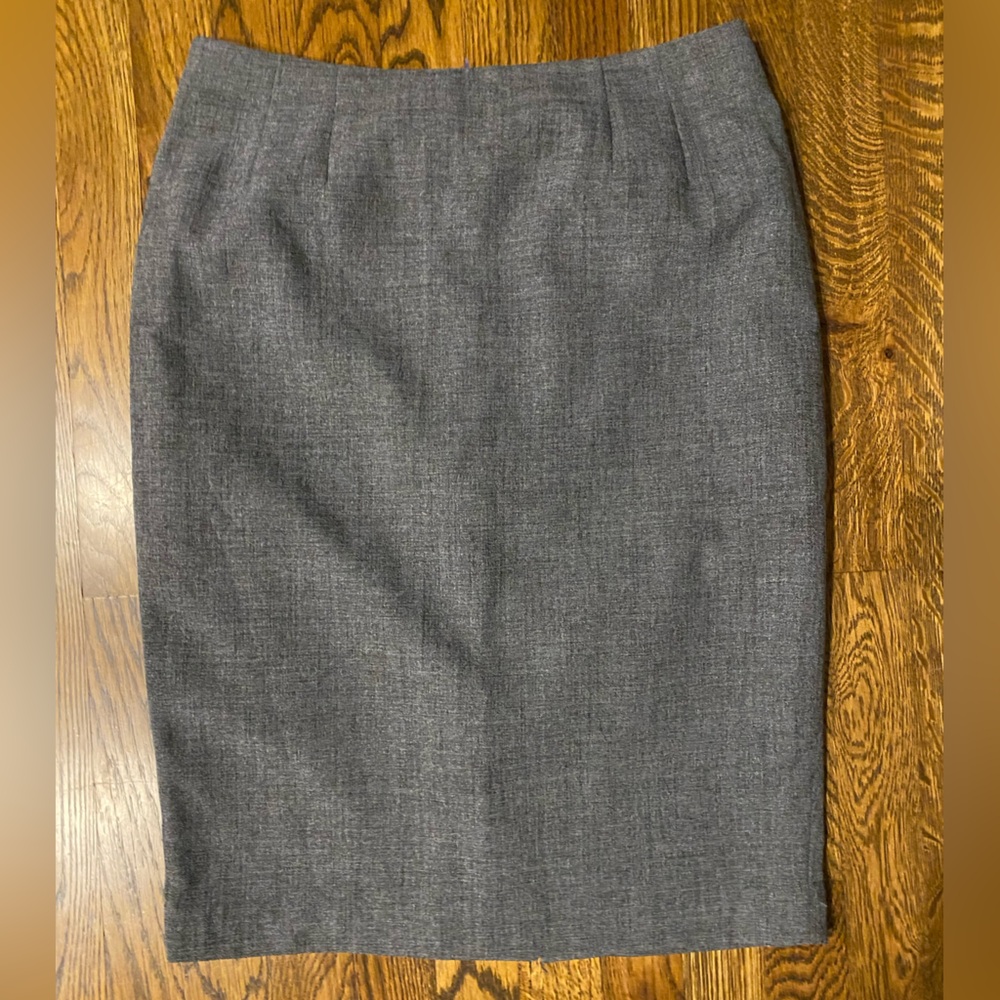 Vintage Classic Gray Women's Pencil Skirt